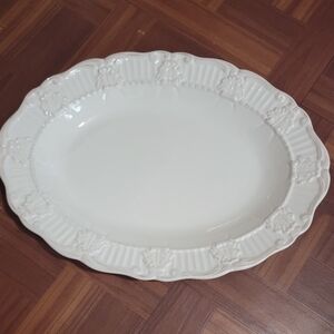 Ivory Serving Platter Hand